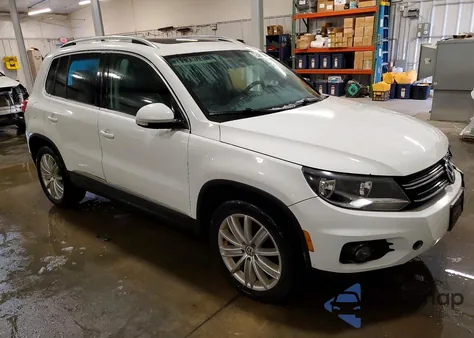 2014 Volkswagen Tiguan S from USA, damaged, VIN WVGAV3AX1EW593600